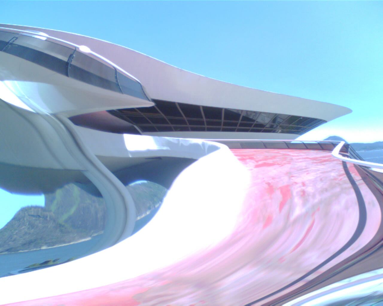 Niemeyer Museum in Bewegung
